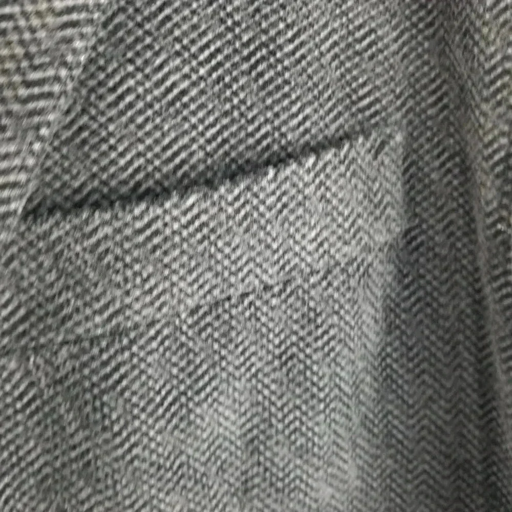Men's Black Sports Herringbone Corduroy Career Office Blazer Sz 44L